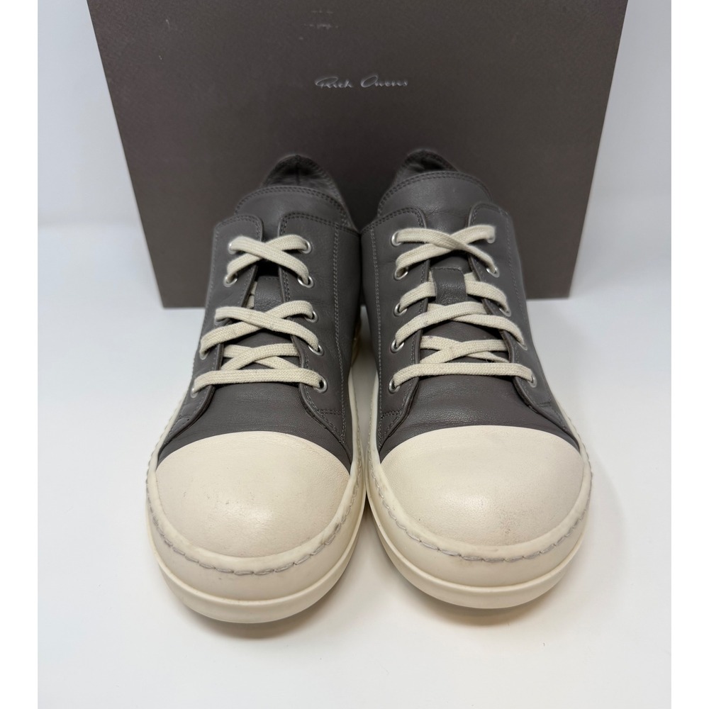 Rick Owens Ramone Low Top Sneaker Dust/Milk Size 35 EU Fits Women's 4-5 - Picture 2 of 8